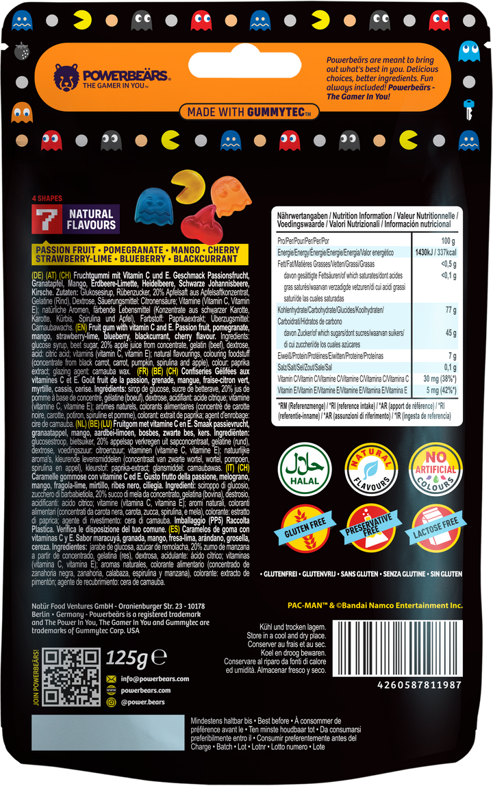 3er Pack, Space Invaders, Tetris und Pac-Man je 125gr - jollychaplin -  - 