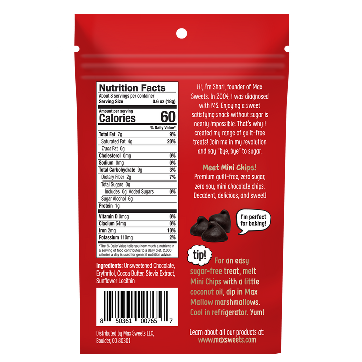 Vegane Schokoladen Chips