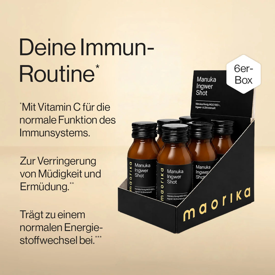Manuka Ingwer Shots 6x Shots