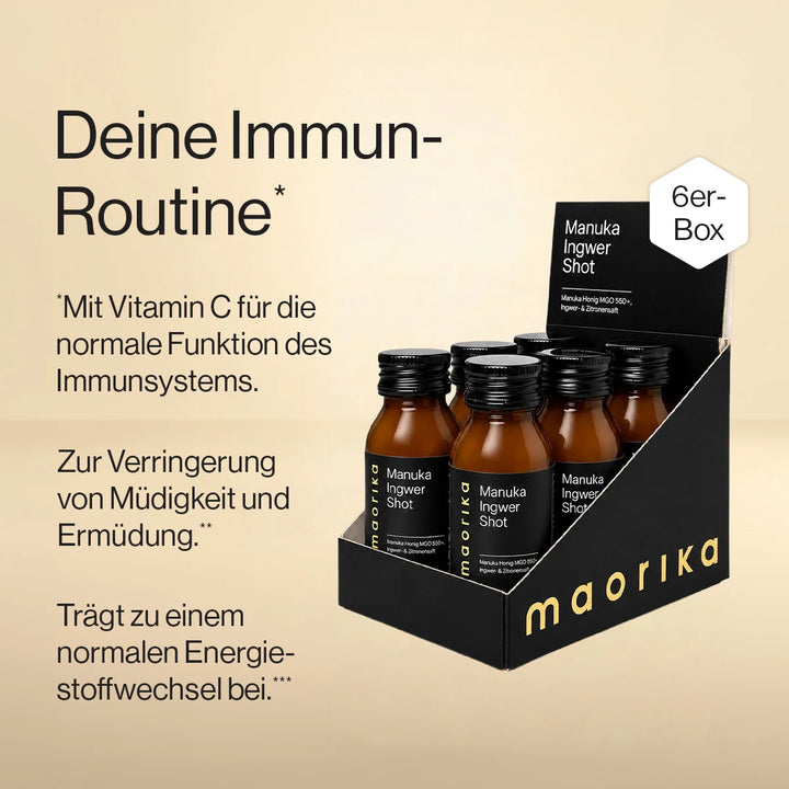 Manuka Ingwer Shots 6x Shots