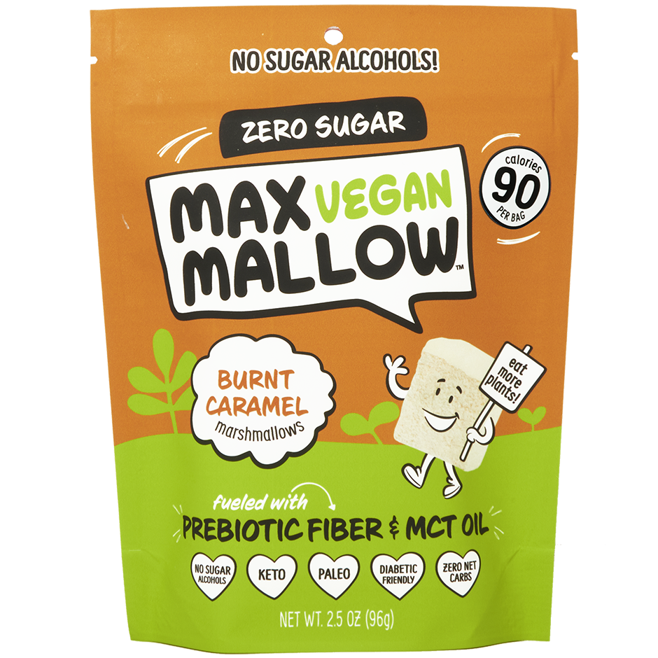 Vegane Marshmallows mit gebranntem Karamell