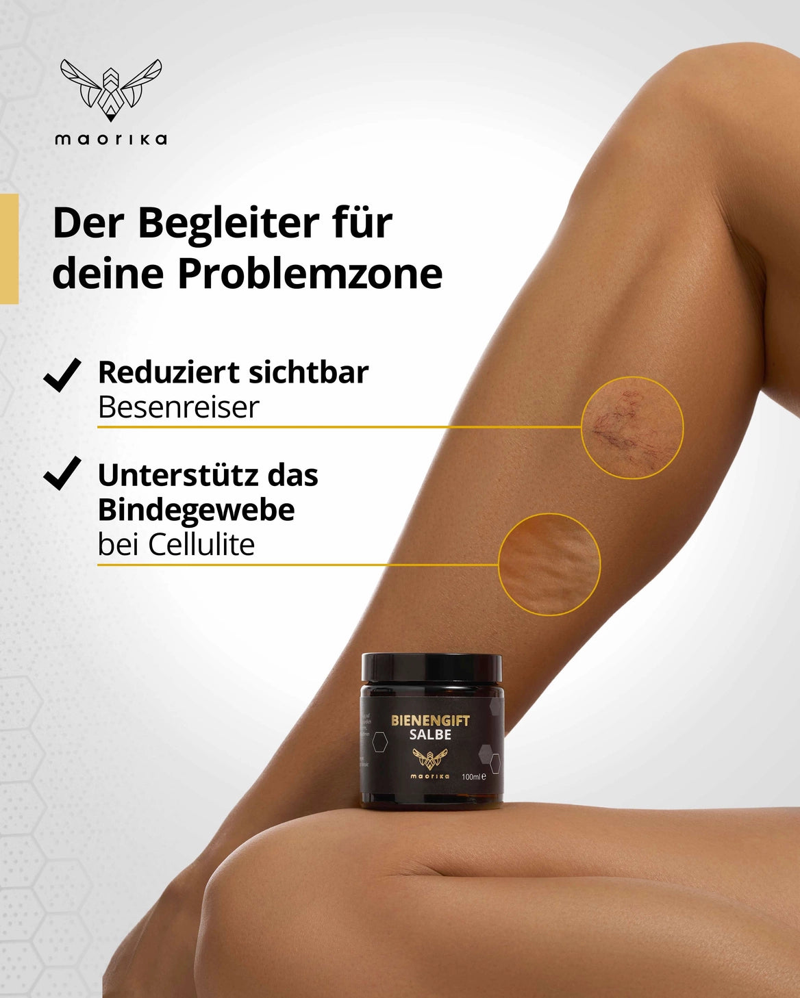 Bienengiftsalbe mit Manuka-Öl 100 ml.