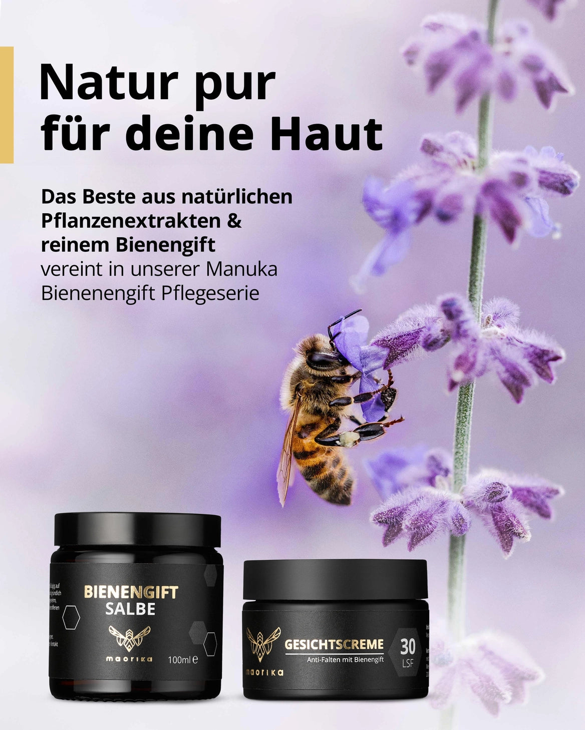 Bienengiftsalbe mit Manuka-Öl 100 ml.